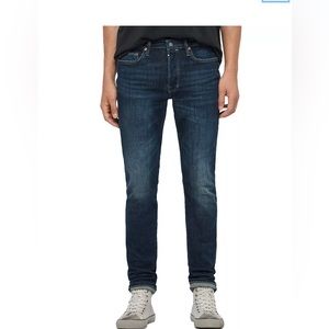 All Saints Rex Skinny Fit Men’s Jeans Indigo Sz 28